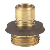 Gilmour 800094-1001 Hose Quick Connector Set Male, Male, Brass, Bronze 