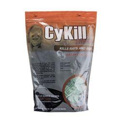 NEOGEN CyKill 112825 Rat and Mouse Poison Block, Solid, 4 lb Pouch 