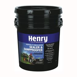 Henry HE107074 Emulsion Sealer, Black, 18 L Pail, Liquid 