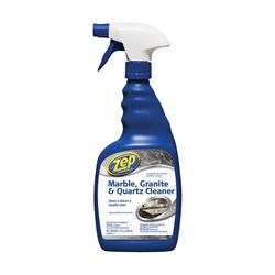 Zep ZUMARB32 Granite and Marble Cleaner, 32 oz Can, Liquid, Pleasant, Clear 