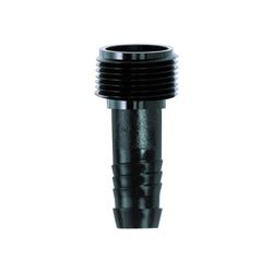 Rain Bird SWGA050 Pipe Adapter, 1/2 x 1/2 in, MNPT x Barb, Acetyl, Black, For: Swing Pipes 