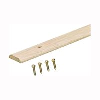 M-D 85241 Seam Binder, 72 in L, 1-1/4 in W, Smooth Surface, Oak Wood, Unfinished, Pack of 6 