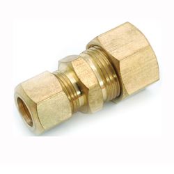 Anderson Metals 750082-1008 Reducing Pipe Union, 1/2 x 5/8 in, Compression, Brass, 200 psi Pressure, Pack of 5 
