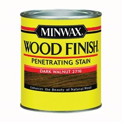 Minwax Wood Finish 227164444 Wood Stain, Dark Walnut, Liquid, 0.5 pt, Can 