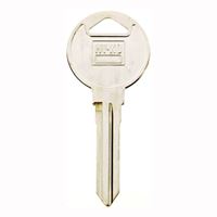 Hy-Ko 11010MZ16 Automotive Key Blank, Brass, Nickel, For: Mazda Vehicle Locks, Pack of 10 