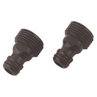Landscapers Select GC545-2 Tap Adapter Male Thread, Male Thread, Plastic, Black, For: Quick Connector 