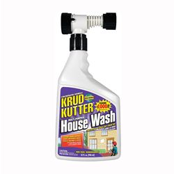 KRUD KUTTER HW32H/4 House Wash Cleaner, 32 oz Can, Liquid, Mild 4 Pack 