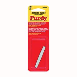 Purdy 900225 Scraper Blade, 2 in W Blade, Tungsten Carbide Blade 