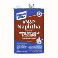 Klean Strip GVM46 Naphtha Thinner, Liquid, Hydrocarbon Solvent, Colorless, 1 gal, Can, Pack of 4 