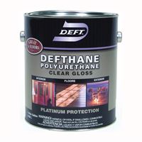 PPG Defthane 020-01 Polyurethane, Gloss, Liquid, Amber, 1 gal, Can, Pack of 4 