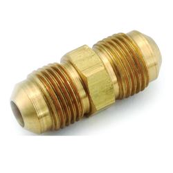 Anderson Metals 754042-10 Pipe Union, 5/8 in, Flare, Brass, 650 psi Pressure 