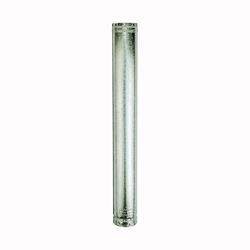 AmeriVent 5E3 Type B Gas Vent Pipe, 5 in OD, 3 ft L, Aluminum/Galvanized Steel, Pack of 6 
