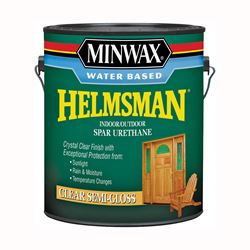Minwax Helmsman 710510000 Spar Varnish, Semi-Gloss, Crystal Clear, Liquid, 1 gal, Can, Pack of 2 