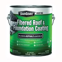 Gardner 0101-GA Roof Coating, Black, 3.4 L, Liquid 