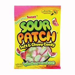 Sour Patch SOURW12 Candy, Watermelon Flavor, 5 oz, Pack of 12 