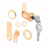 Defender Security U 9946 Drawer and Cabinet Lock, Keyed Lock, Y13 Yale Keyway, Stainless Steel, Brass 