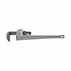 Superior Tool 04824 Pipe Wrench, 3 in Jaw, 24 in L, Straight Jaw, Aluminum, Epoxy-Coated 