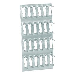 MiTek TPP24 Mending Plate, 3-1/2 in L, 1-11/16 in W, Steel, Galvanized, Prong Mounting 120 Pack 