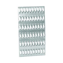 MiTek TPP36 Mending Plate, 5-1/4 in L, 2-3/4 in W, Steel, Galvanized, Prong Mounting 80 Pack 