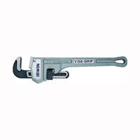 Irwin 2074114 Pipe Wrench, 2 in Jaw, 14 in L, Aluminum, I-Beam Handle 
