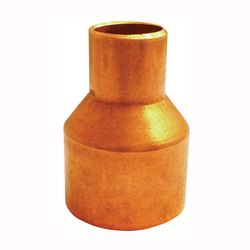 Elkhart Products 101R Series 30738 Reducing Pipe Coupling with Stop, 1 x 1/2 in, Sweat 