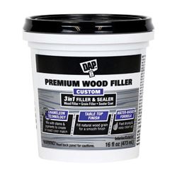DAP 7079800550 Premium Wood Filler, Paste, Slight, Off-White, 16 oz 