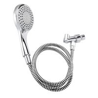 Plumb Pak K747CP Handheld Shower, 1.8 gpm, 5-Spray Function, Polished Chrome, 60 in L Hose 