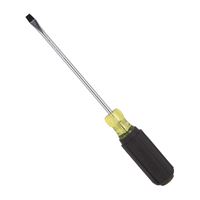 Vulcan Screwdriver, 1/4 in Drive, Slotted Drive, 10 in OAL, 6 in L Shank, Plastic/Rubber Handle 