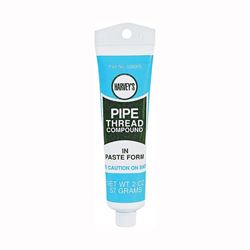Harvey 028005-144 Pipe Thread Compound, 2 oz Tube, Thick Paste, Gray 12 Pack 