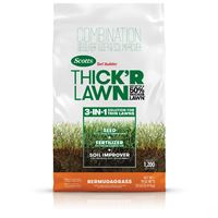Scotts Turf Builder 30177 ThickR Lawn Bermuda Grass Seed, 12 lb Bag 