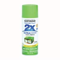 2X Ultra Cover 249072 Spray Paint, Satin, Leafy Green, 12 oz, Can 