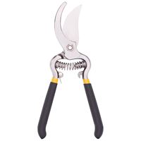 Landscapers Select SE3218 Pruning Shear, 1/2 in Cutting Capacity, Steel Blade, Steel Handle, Cushion-Grip Handle 