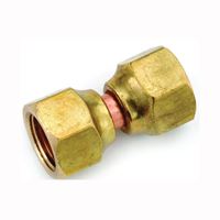 Anderson Metals 754070-10 Swivel Pipe Union, 5/8 in, Flare, Brass, 650 psi Pressure, Pack of 5 