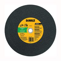 DeWALT DW8024 Cutting Wheel, 14 in Dia, 1/8 in Thick, 1 in Arbor, Silicone Carbide Abrasive 