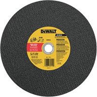 DeWALT DW8023 Cutting Wheel, 12 in Dia, 1/8 in Thick, 20 in Arbor, 24 Grit, Aluminum Oxide Abrasive 