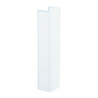 Westinghouse 8175900 Channel Shade, Rectangular, Glass, White, Pack of 6 