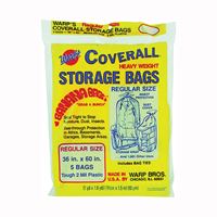 Wraps Banana Bags CB-36 Storage Bag, R, Plastic, Yellow, 36 in L, 60 in W, 2 mil Thick 