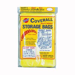 Wraps Banana Bags CB-45 Storage Bag, Giant, Plastic, Yellow, 45 in L, 96 in W, 2 mil Thick 