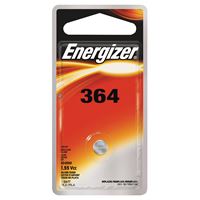 Energizer 364BPZ Button Cell Battery, 1.5 V Battery, 18 mAh, 364 Battery, Silver Oxide, Pack of 6 
