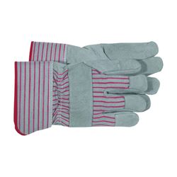 Boss 4093 Gloves, Mens, L, Wing Thumb, Pasted Safety Cuff, Blue/Gray 