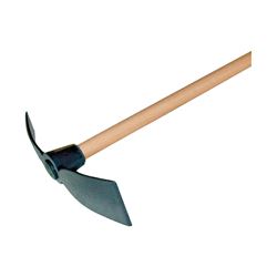 SEYMOUR 85529 Hoe Mattock, Steel Blade, Hardwood Handle, Link Handle 