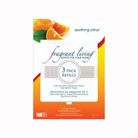 WEB Fragrant Living WSDR-SC HVAC Air Freshener, Soothing Citrus, Pack of 12 