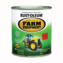 RUST-OLEUM SPECIALTY 7458502 Farm Equipment Enamel, Allis Chalmers Orange, 1 qt Can 
