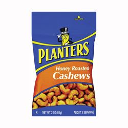 Planters 422700 Cashew, Honey Roasted, 3 oz, Bag, Pack of 12 
