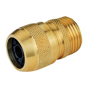 Landscapers Select GB8123-1(GB9210) Hose Coupling, 5/8 in, Male, Brass, Brass