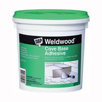 WELDWOOD 25053 Cove Base Construction Adhesive, Off-White, 1 qt Can 