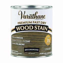 VARATHANE 313608 Wood Stain, Briar Smoke, Liquid, 1 qt, Can 