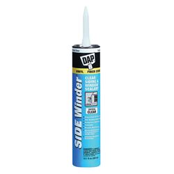 DAP 00816 Siding and Window Sealant, Clear, 5 to 7 days Curing, 20 to 140 deg F, 10.1 oz Cartridge, Pack of 12 