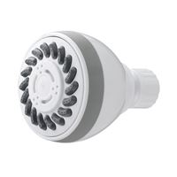 Boston Harbor SD3068WH Fixmount Shower Head, 1.75 (6.6) 80 gpm (L/MIN) psi, 1/2-14 NPT Connection, Threaded, ABS 