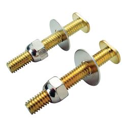 Worldwide Sourcing PMB-480 Bolt Set, Steel, Brass, For: Use to Attach Toilet to Flange 